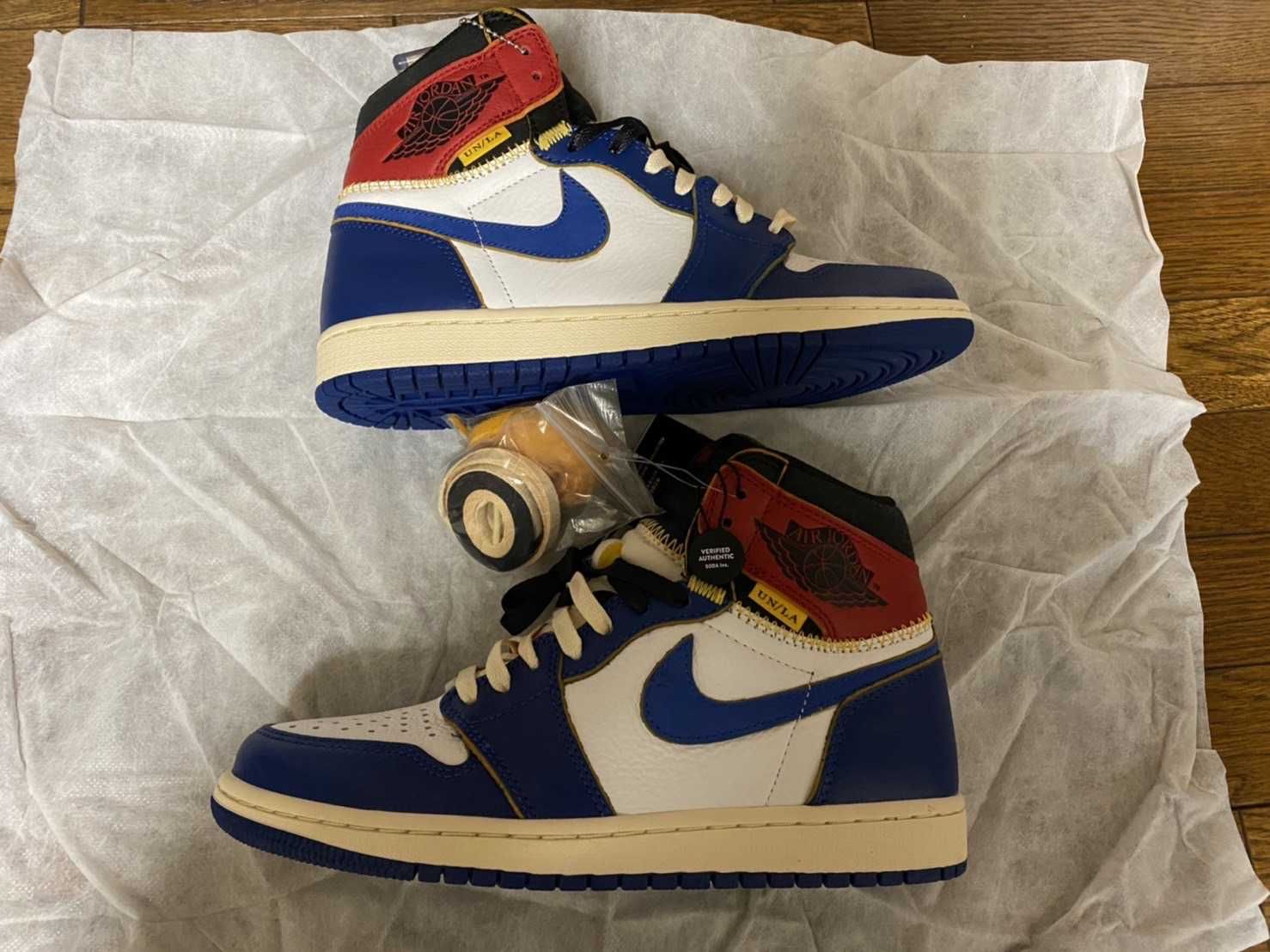 Union × Nike Air Jordan 1 Retro High OG NRG "Storm Blue/Varsity Red"