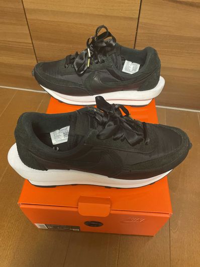 sacai × Nike LDV Waffle "Triple Black"
