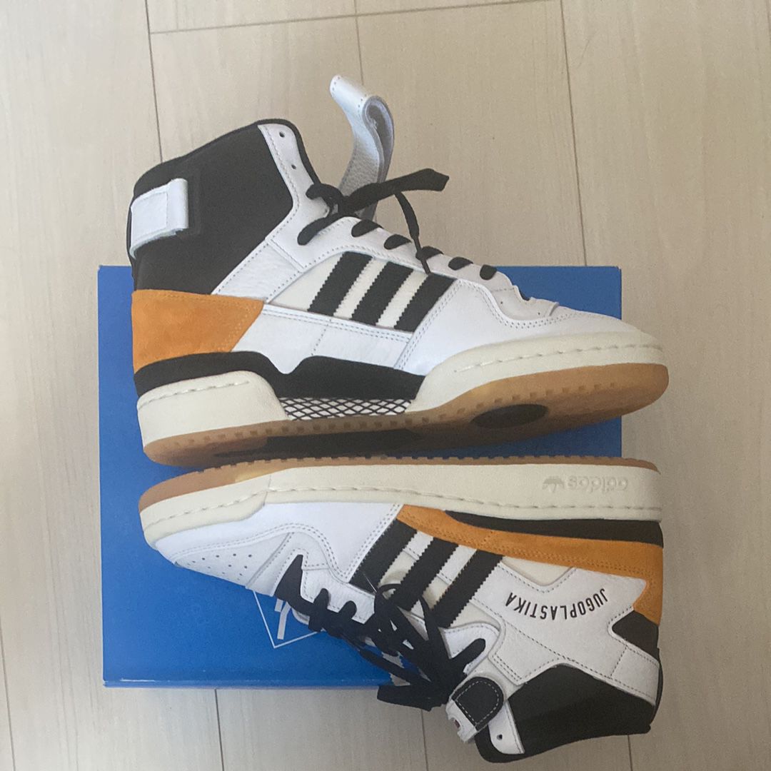 BSTN × adidas Forum 84 High "Cloud White/Team Colleg Gold"