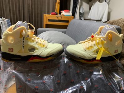 Off-White × Nike Air Jordan 5 "Sail"