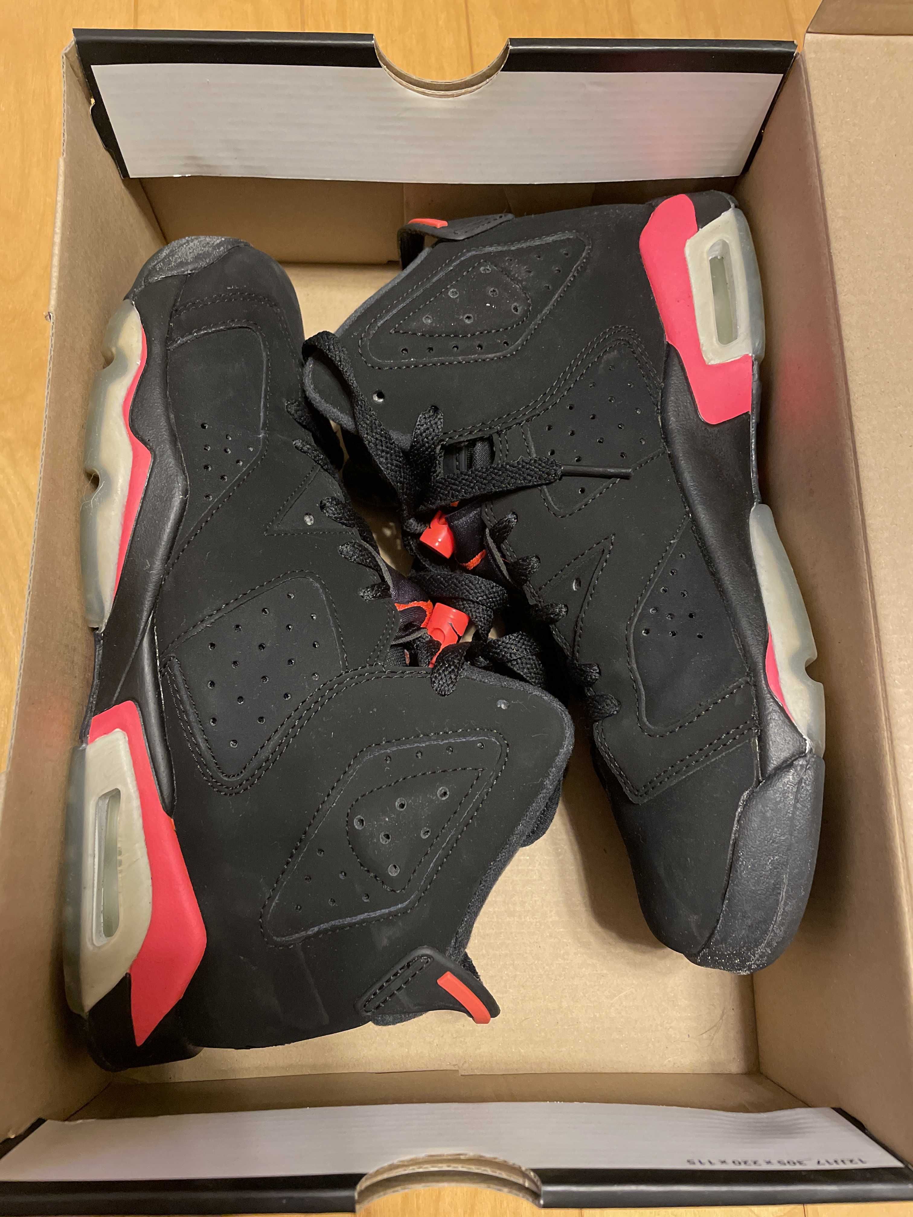 NIKE AIR JORDAN 6 RETRO "INFRARED BLACK" (2014)