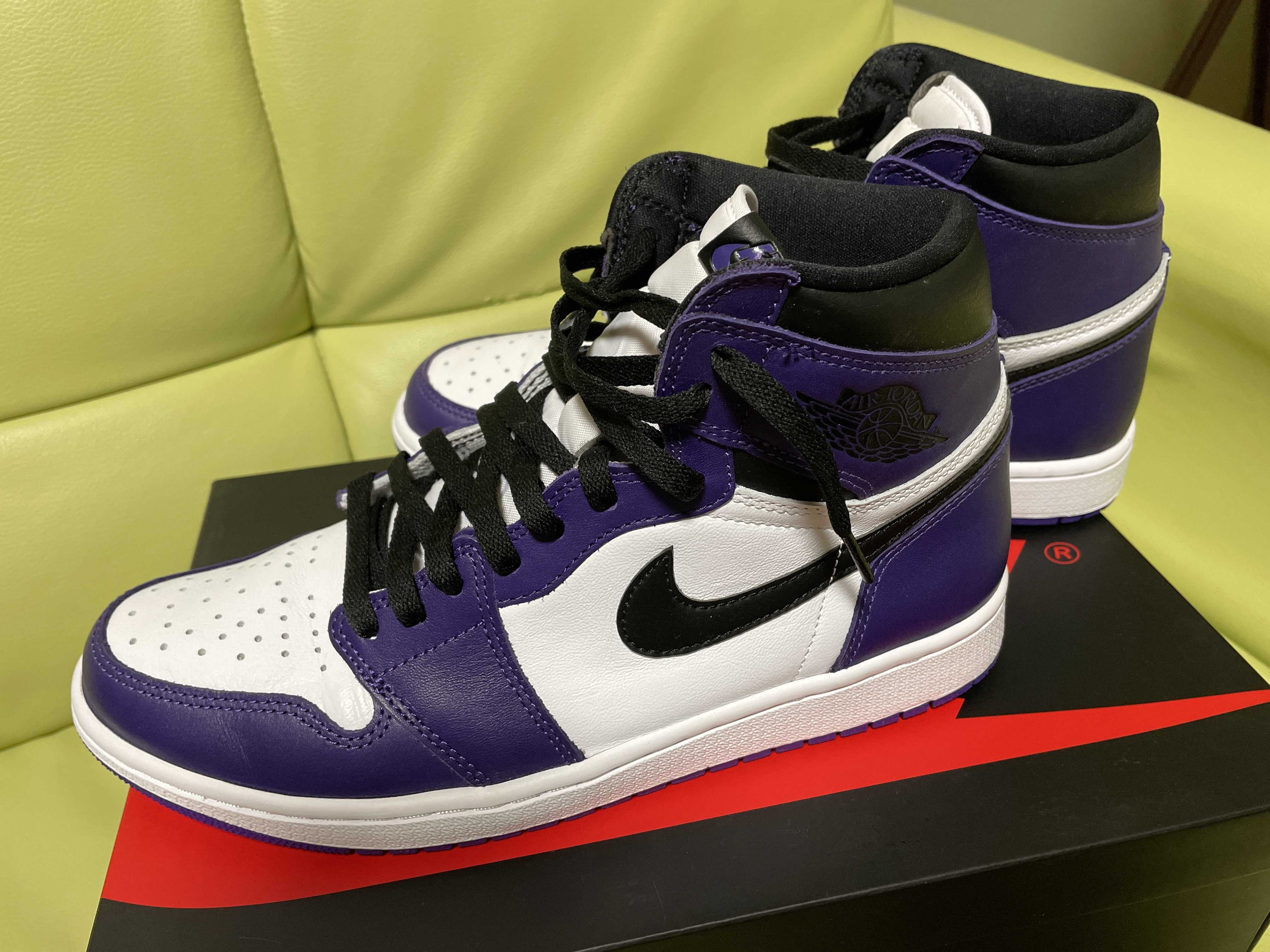 Nike Air Jordan 1 Retro High OG "Court Purple White/Black" (2020)