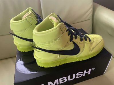 AMBUSH × NIKE DUNK HIGH "FLASH LIME"