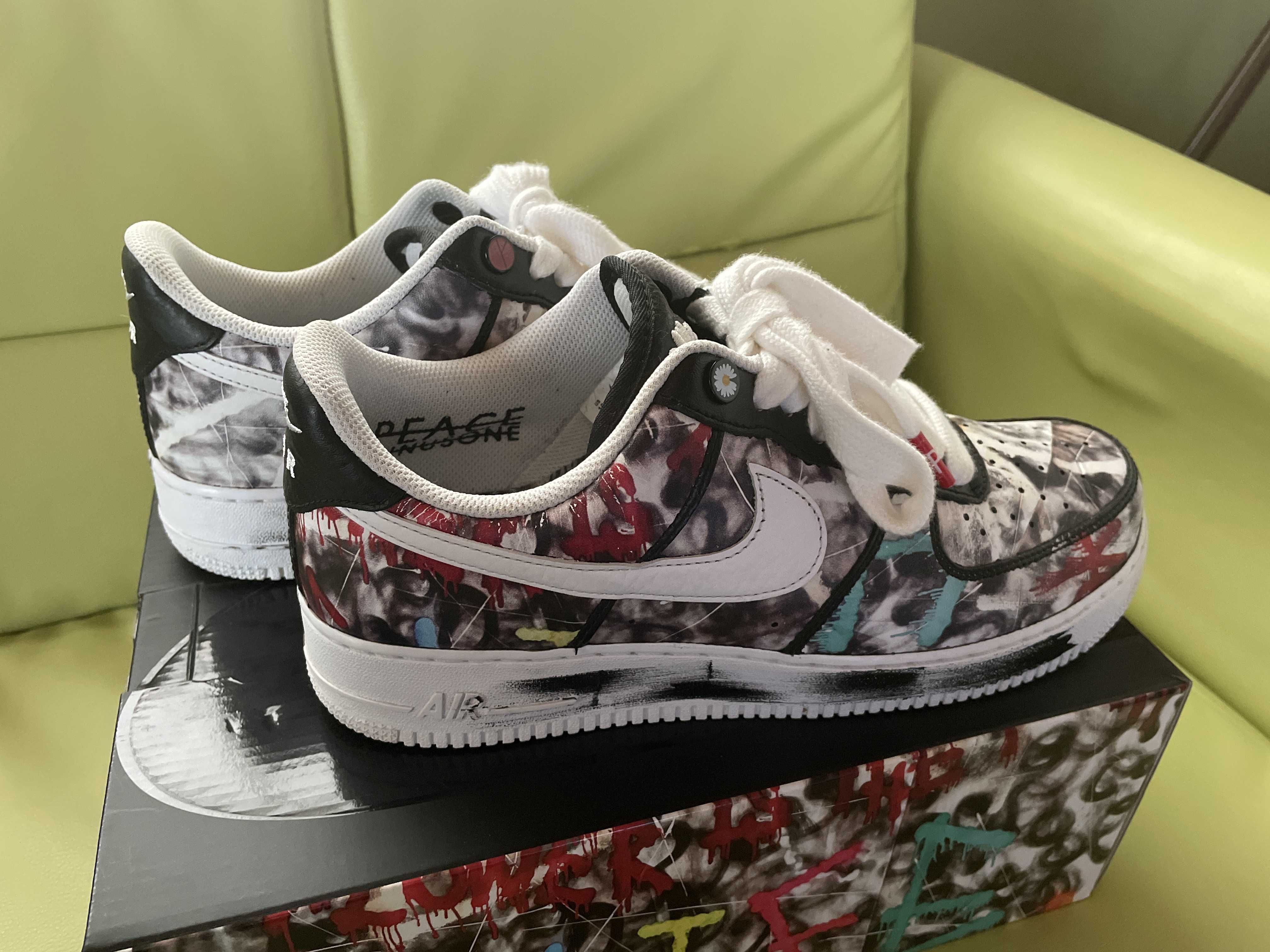 PEACEMINUSONE × Nike Air Force 1 Low Para Noise "Black" / G-DRAGON