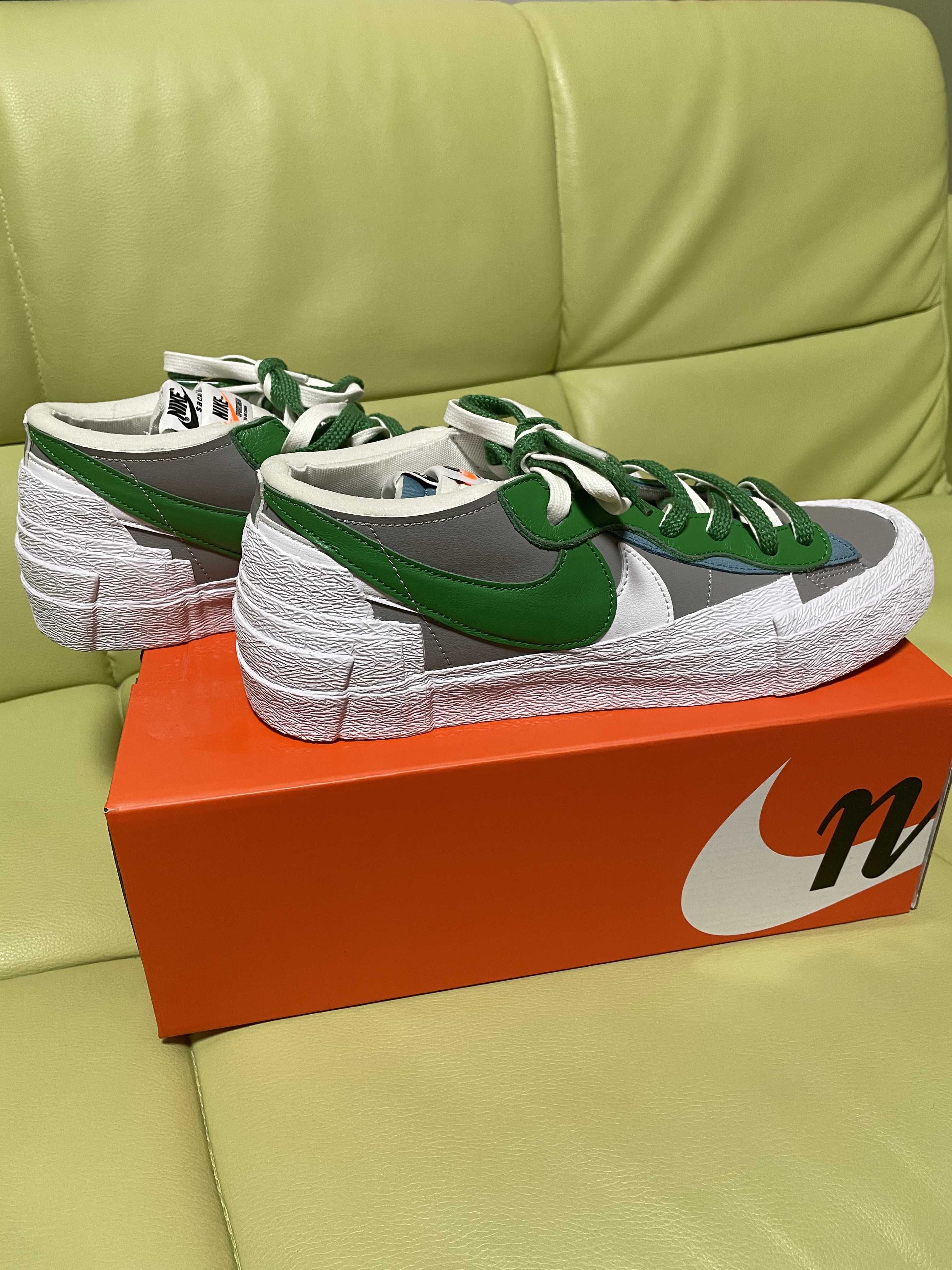 sacai × Nike Blazer Low "Classic Green"