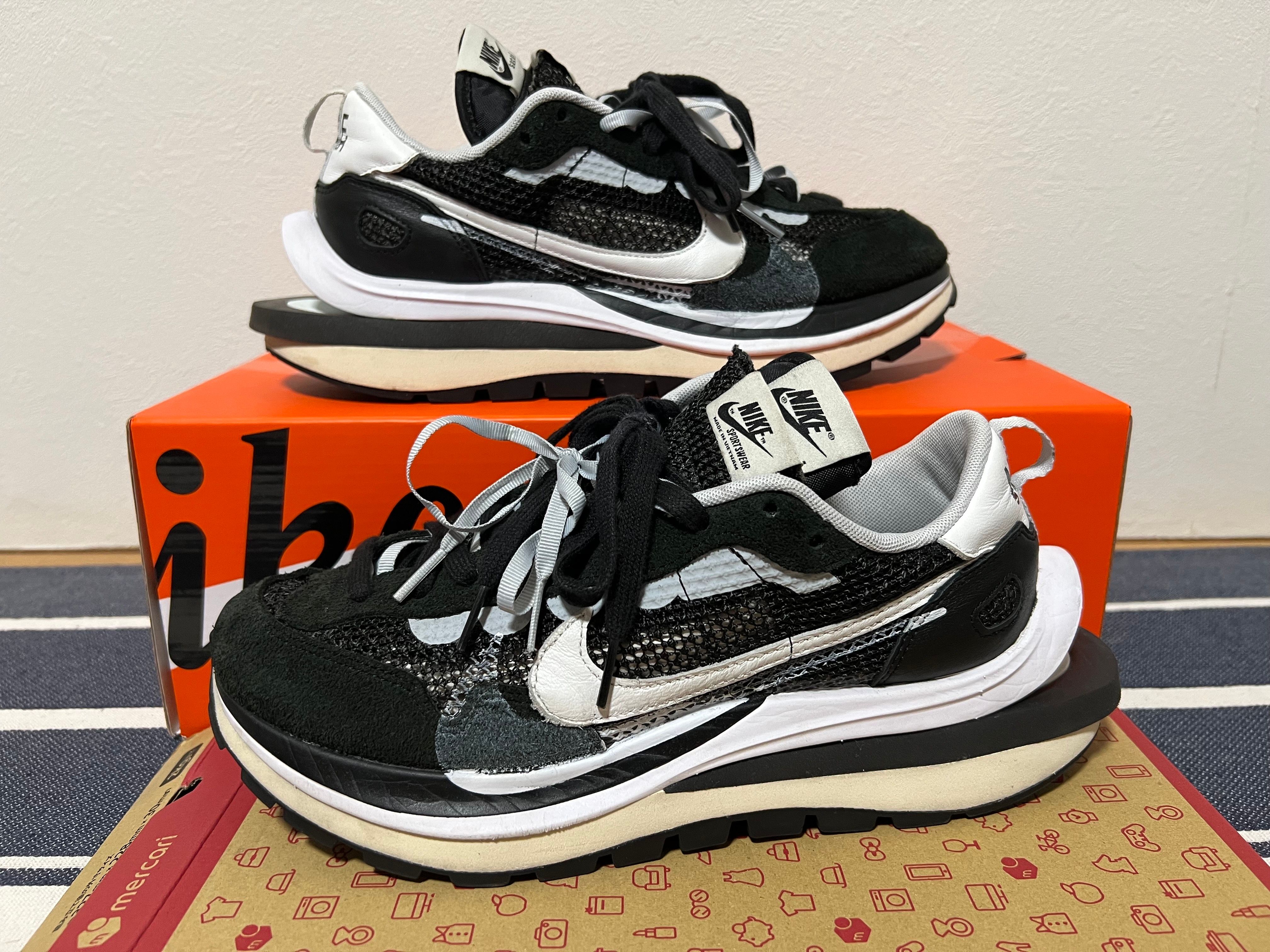 sacai × Nike Vapor Waffle "Black and White"