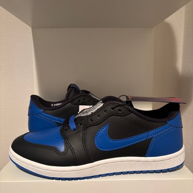 Nike Air Jordan 1 Low '85 "Black and Royal Blue"