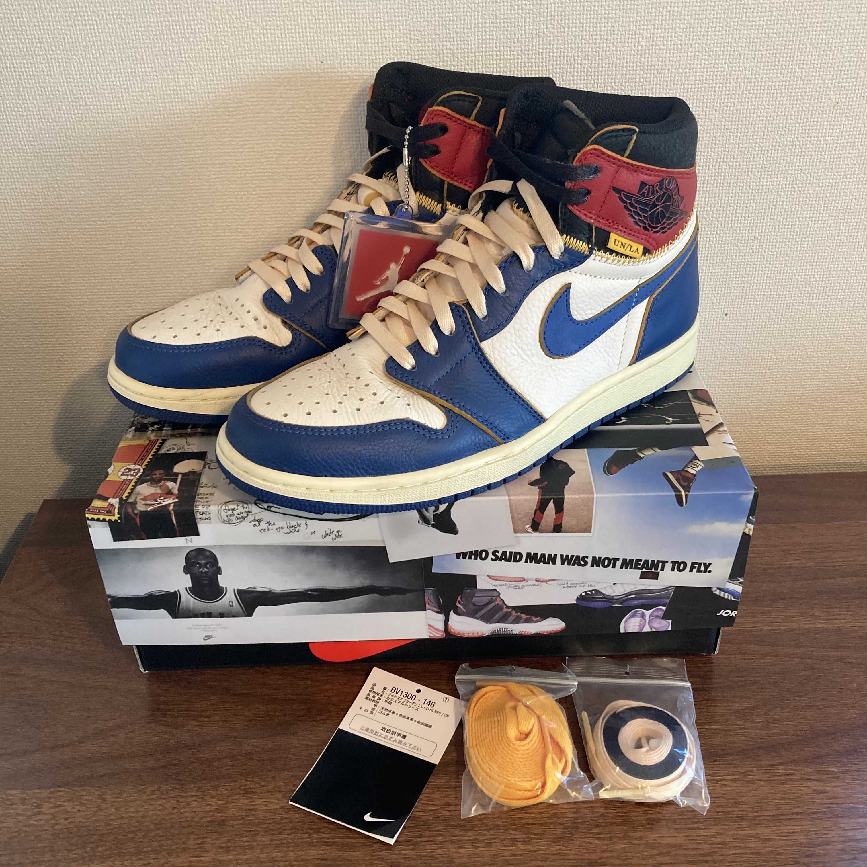 Union × Nike Air Jordan 1 Retro High OG NRG "Storm Blue/Varsity Red"