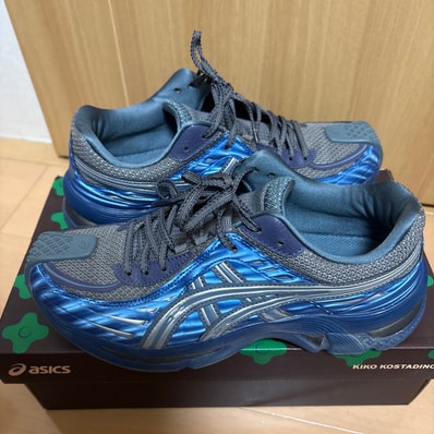 Kiko Kostadinov × Asics Gel-Flammae "Blue/Ironclad"