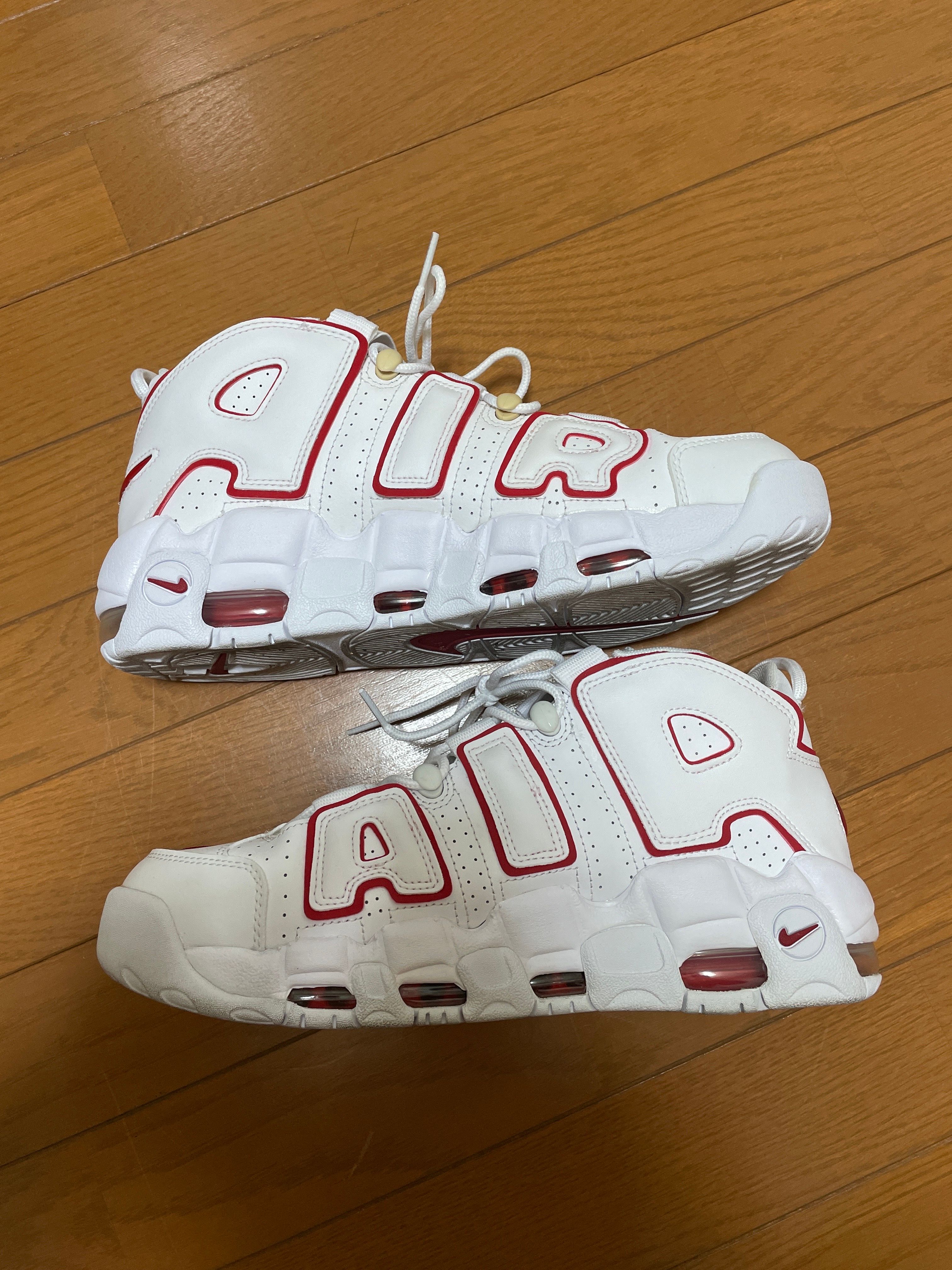 NIKE AIR MORE UPTEMPO "WHITE/VARSITY RED" (2021)