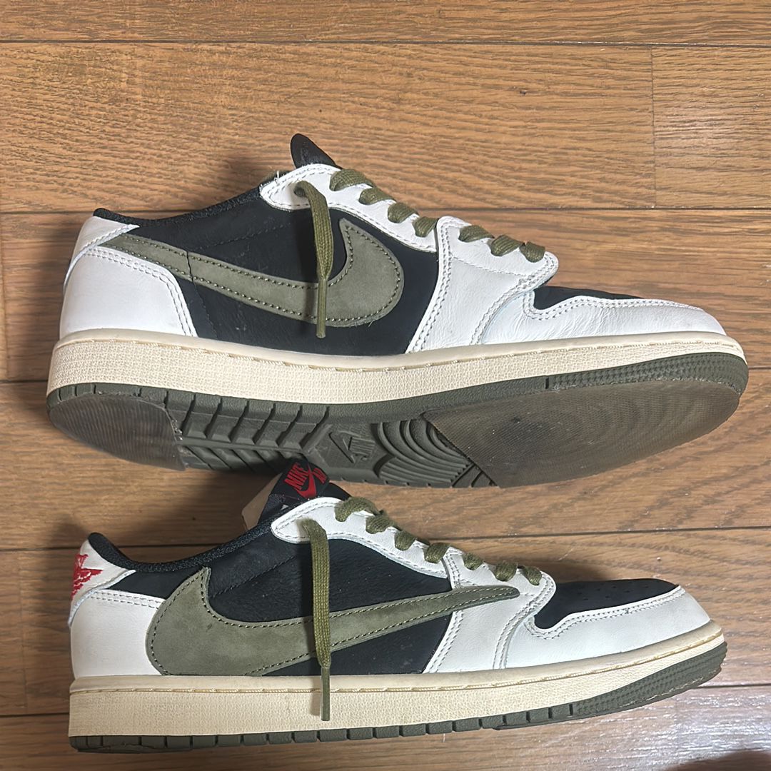 Travis Scott × Nike Women's Air Jordan 1 Low OG "Medium Olive"