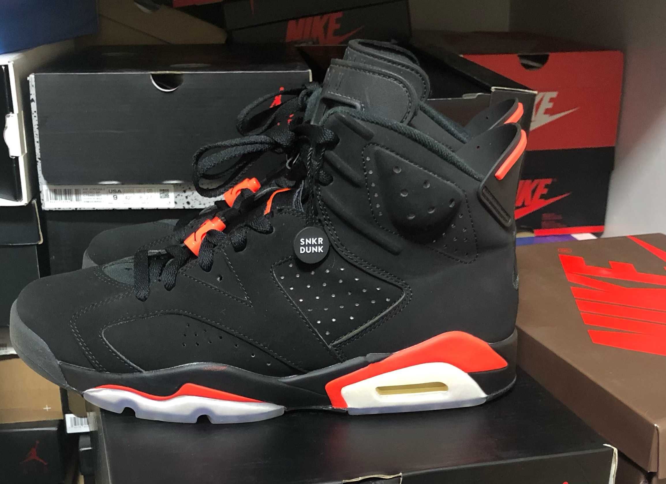 Nike Air Jordan 6 Retro OG "Black/Infrared"