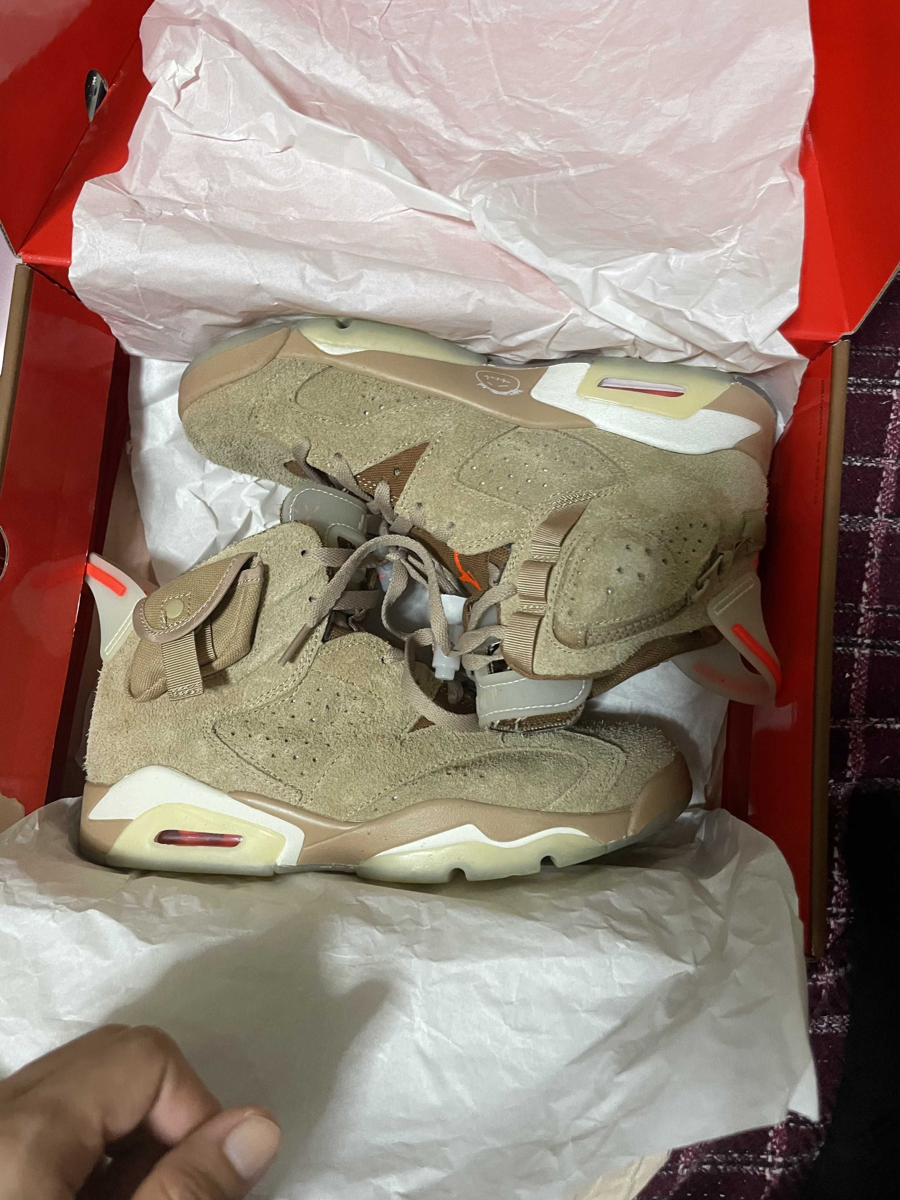 Travis Scott × Nike Air Jordan 6 "British Khaki"