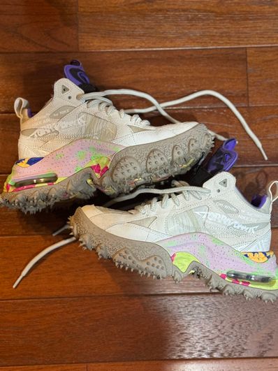 Off-White × Nike Air Terra Forma "Summit White and PSYCHIC PURPLE"
