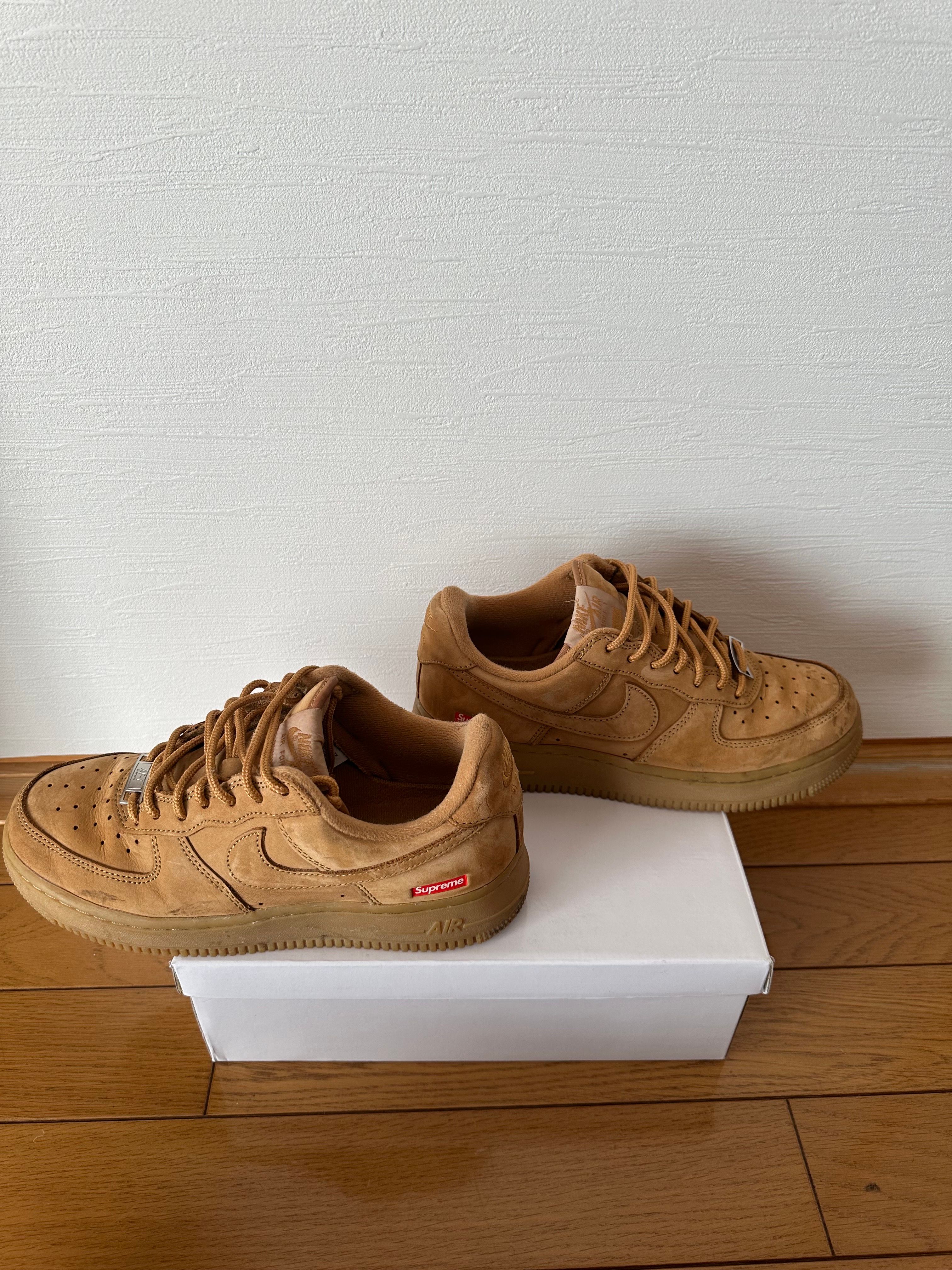Supreme × Nike Air Force 1 Low "Flax/Wheat"