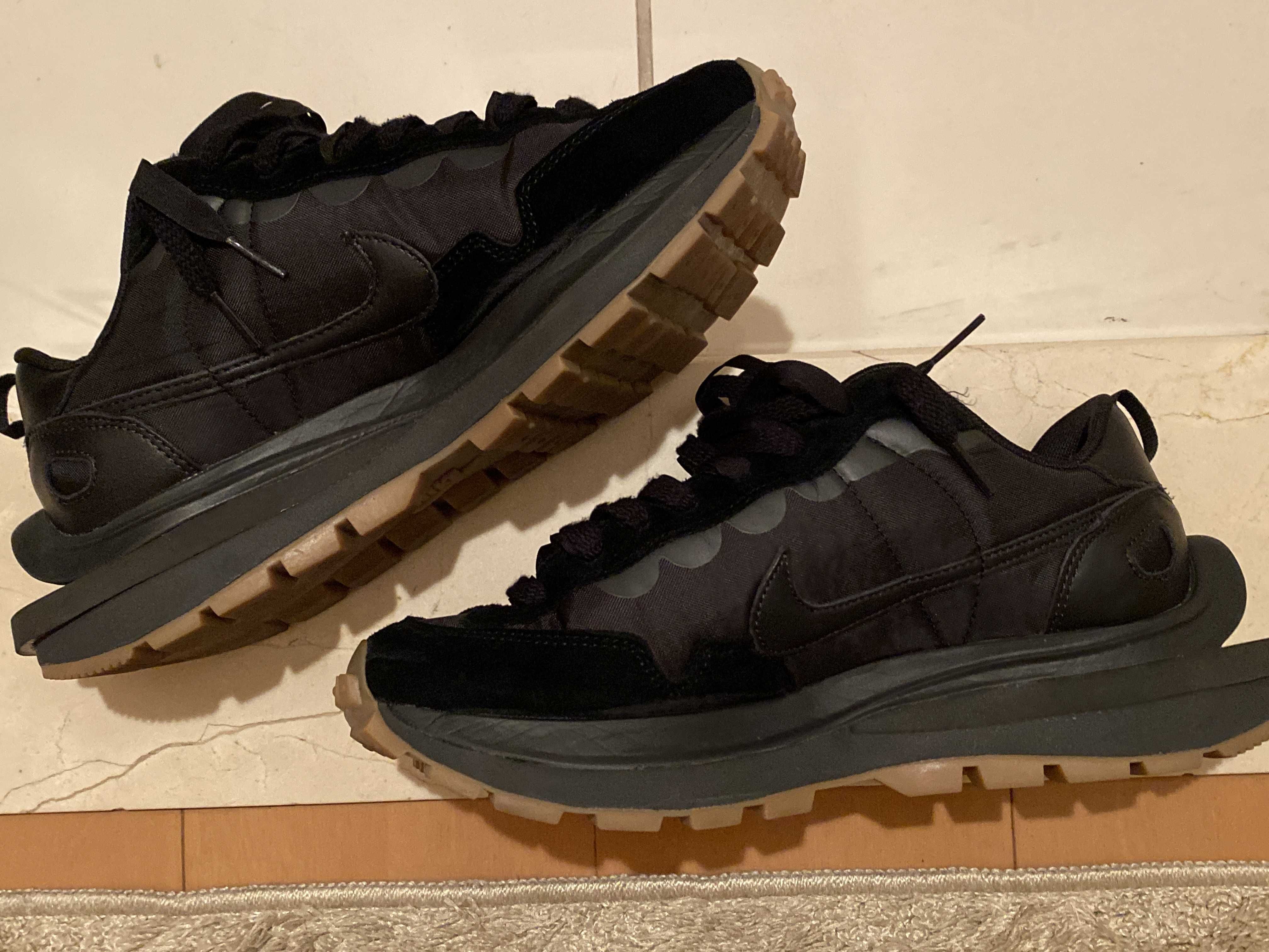 sacai × Nike VaporWaffle "Black Gum"