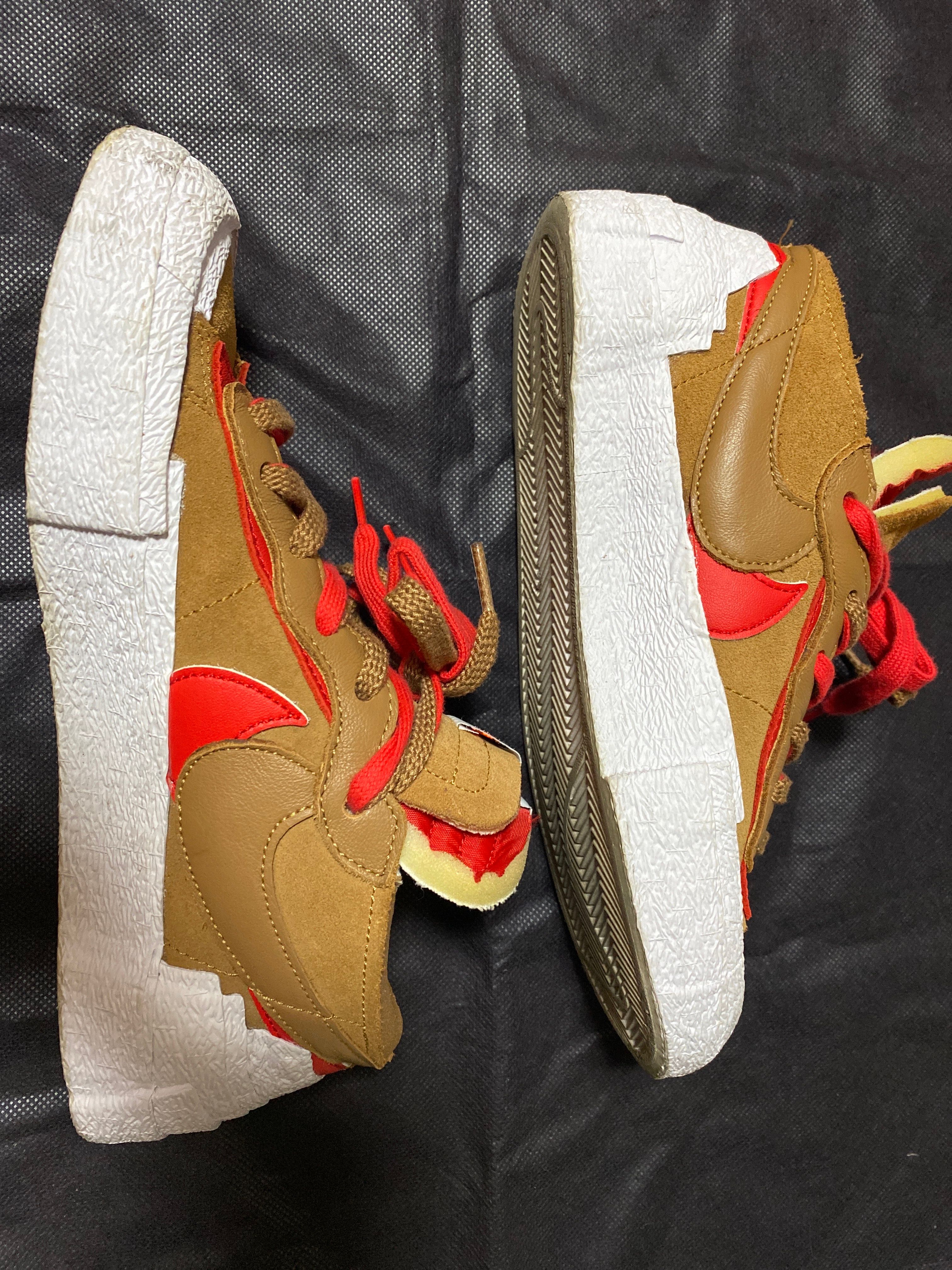 SACAI × NIKE BLAZER LOW "BRITISH TAN"