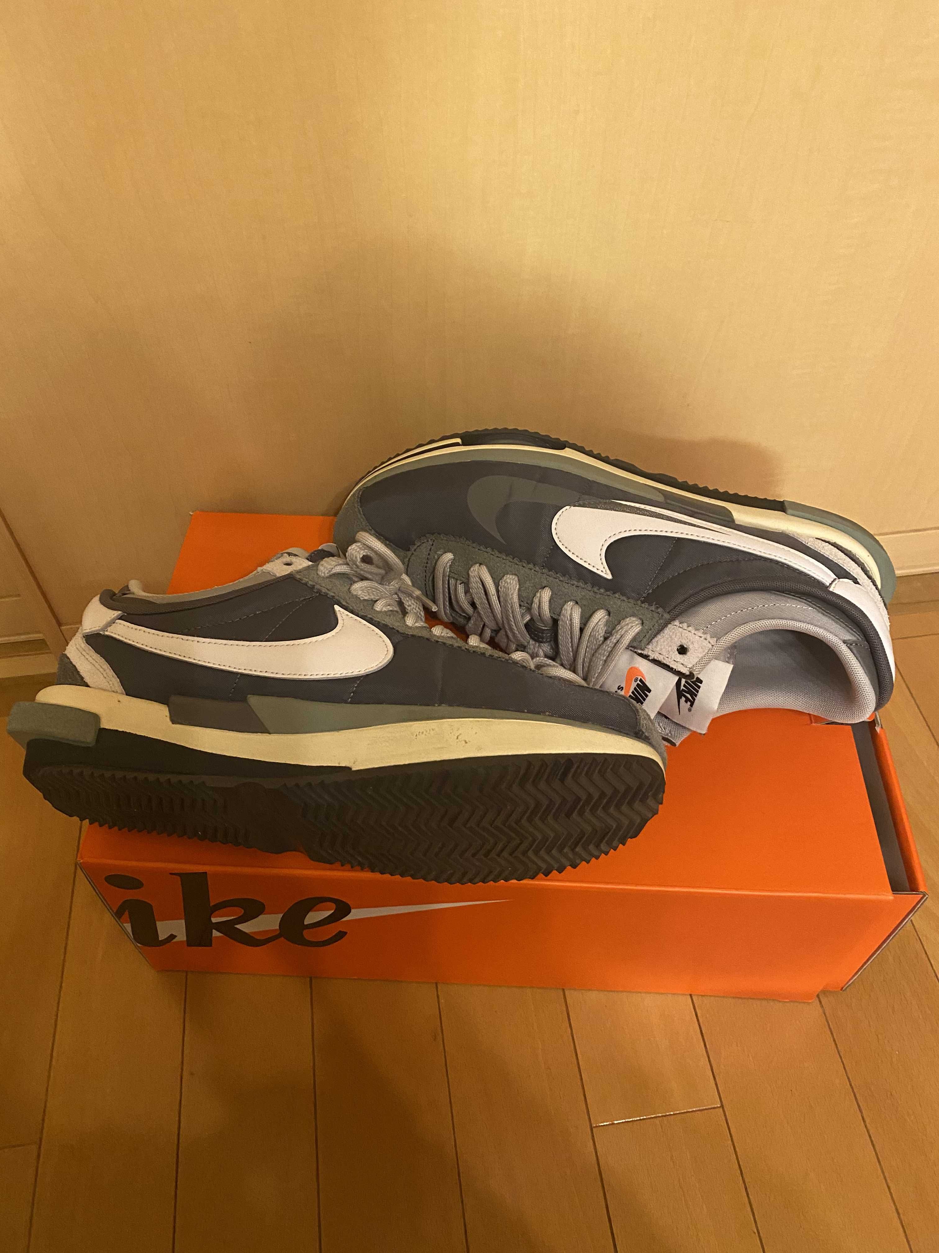 sacai × Nike Zoom Cortez "Iron Grey"
