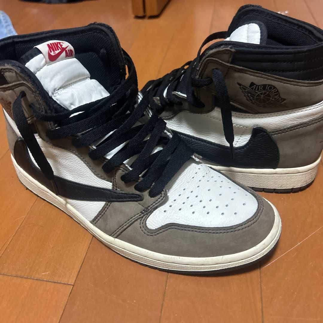 Travis Scott × Nike Air Jordan 1 Retro High OG TS SP "Sail/Dark Mocha"