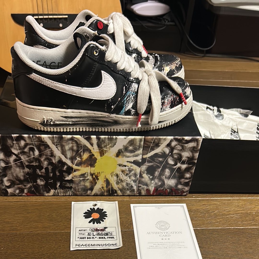 PEACEMINUSONE × Nike Air Force 1 Low Para Noise "Black" / G-DRAGON