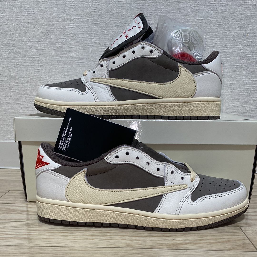 Travis Scott × Nike Air Jordan 1 Low OG SP "Reverse Mocha/Sail and Ridgerock"
