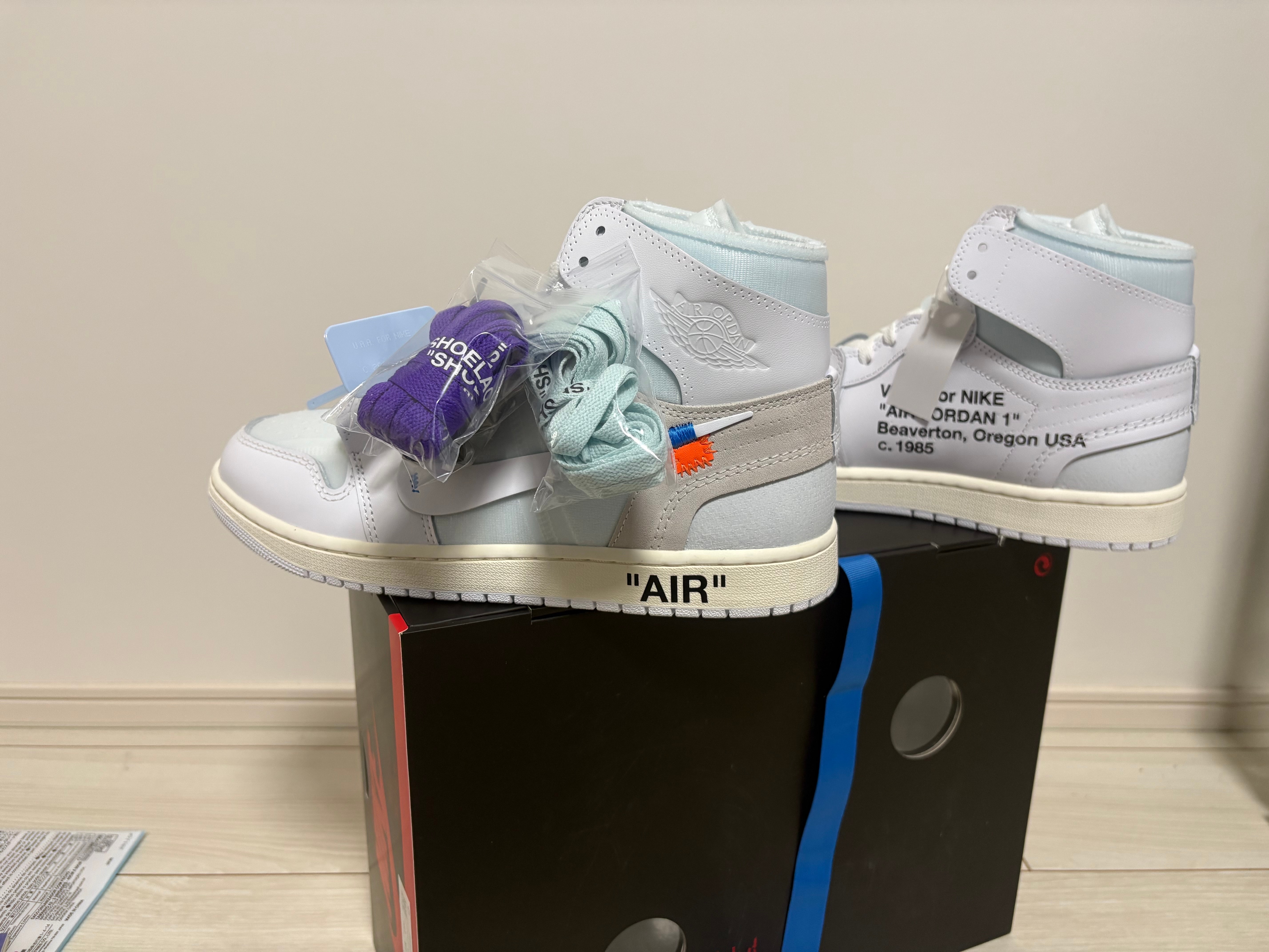 Virgil Abloh Archive (V.A.A.) × Nike Air Jordan 1 Retro High OG "Alaska"