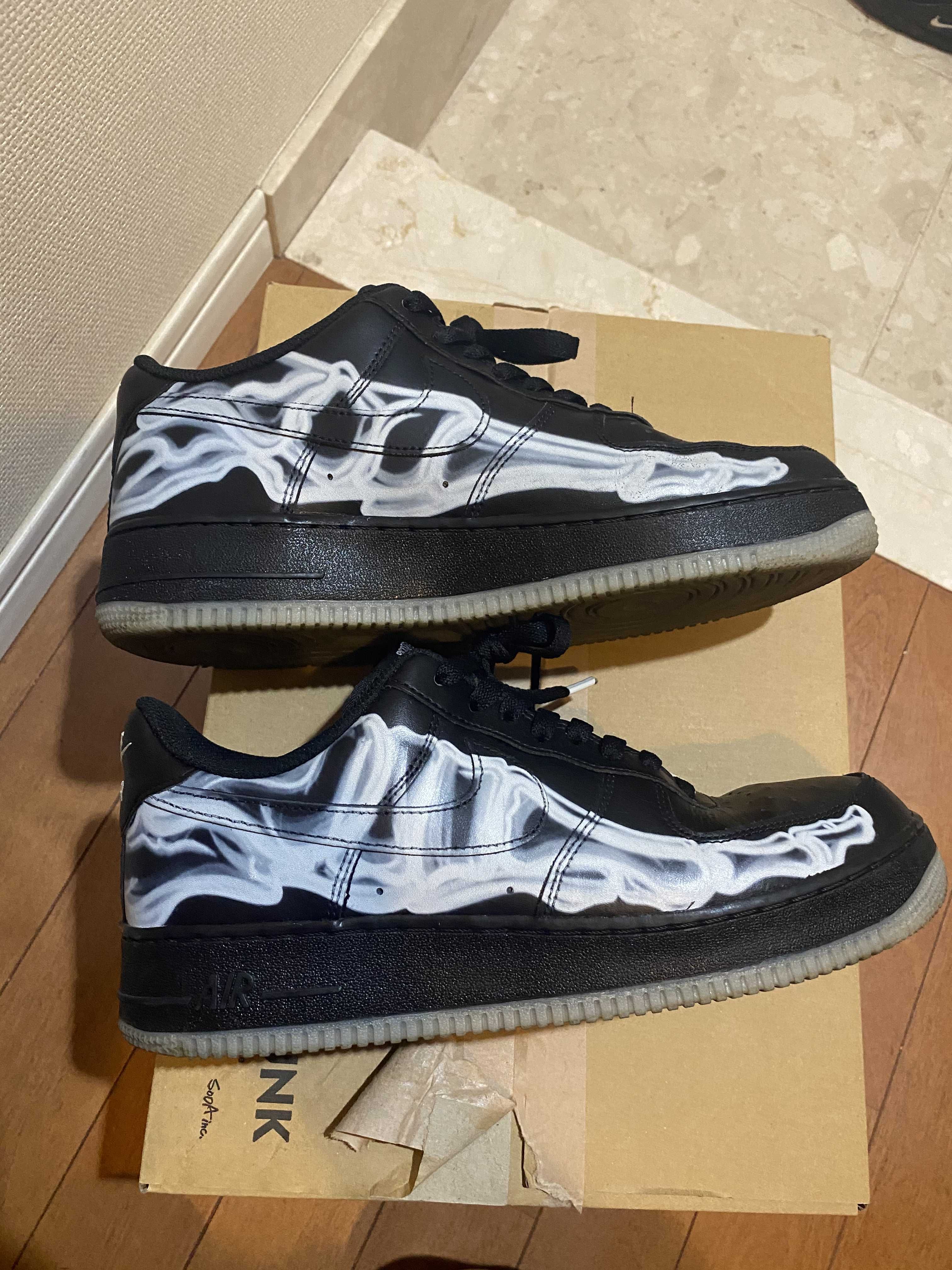 Nike Air Force 1 Low "Black Skeleton"