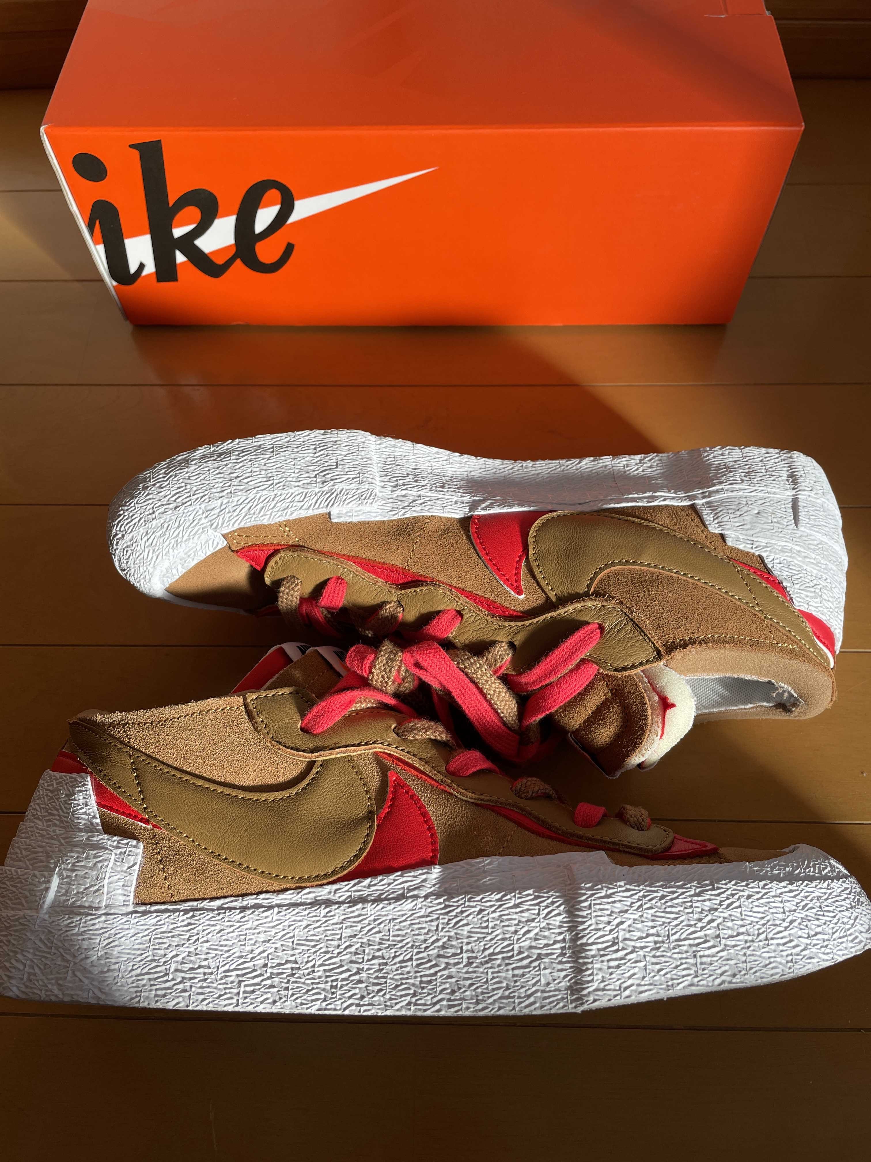 SACAI × NIKE BLAZER LOW "BRITISH TAN"