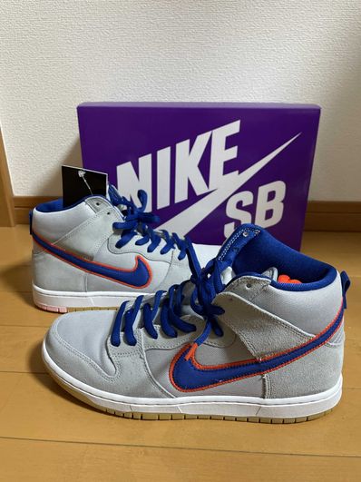 Nike SB Dunk High "Rush Blue and Team Orange/New York Mets"