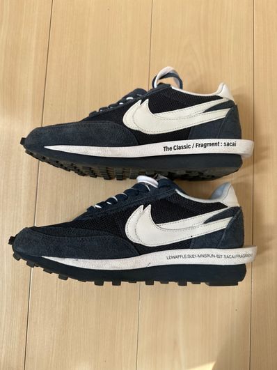 Fragment × sacai × Nike LD Waffle "Blackended Blue"