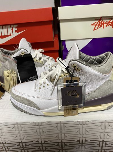A Ma Maniere × Nike Women's Air Jordan 3 Retro SP "White/Medium Grey Violet Ore"