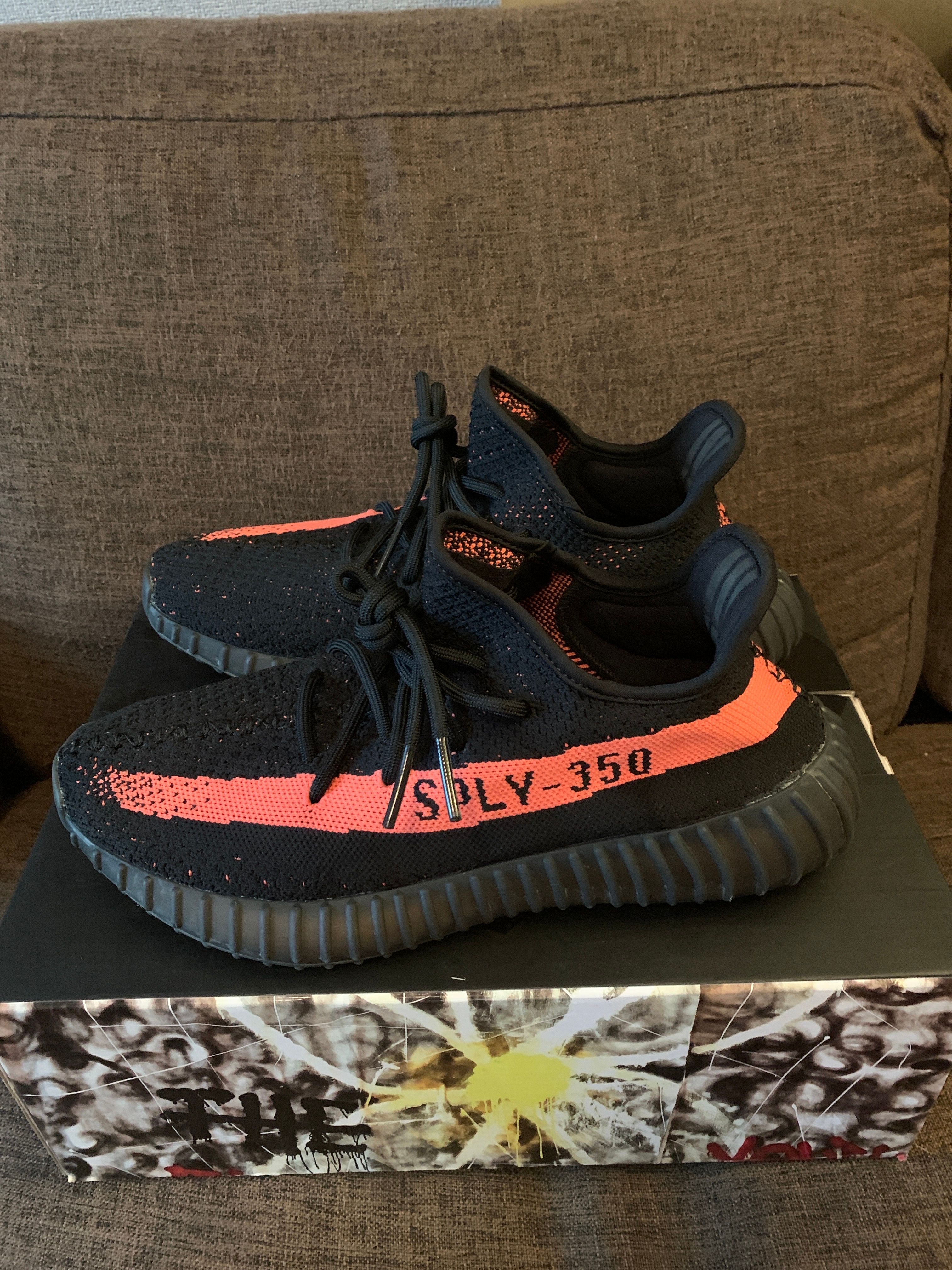 adidas YEEZY Boost 350 V2 "Core Black/Red"