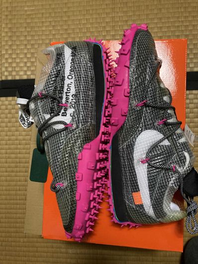 Off-White × Nike Women's Waffle Racer "Vivid Black"