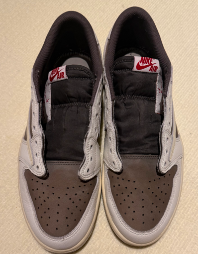 Travis Scott × Nike Air Jordan 1 Low OG SP "Reverse Mocha/Sail and Ridgerock"