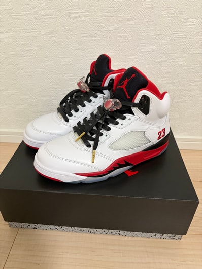 Nike Air Jordan 5 Retro OG "Fire Red/Black Tongue" (2025)