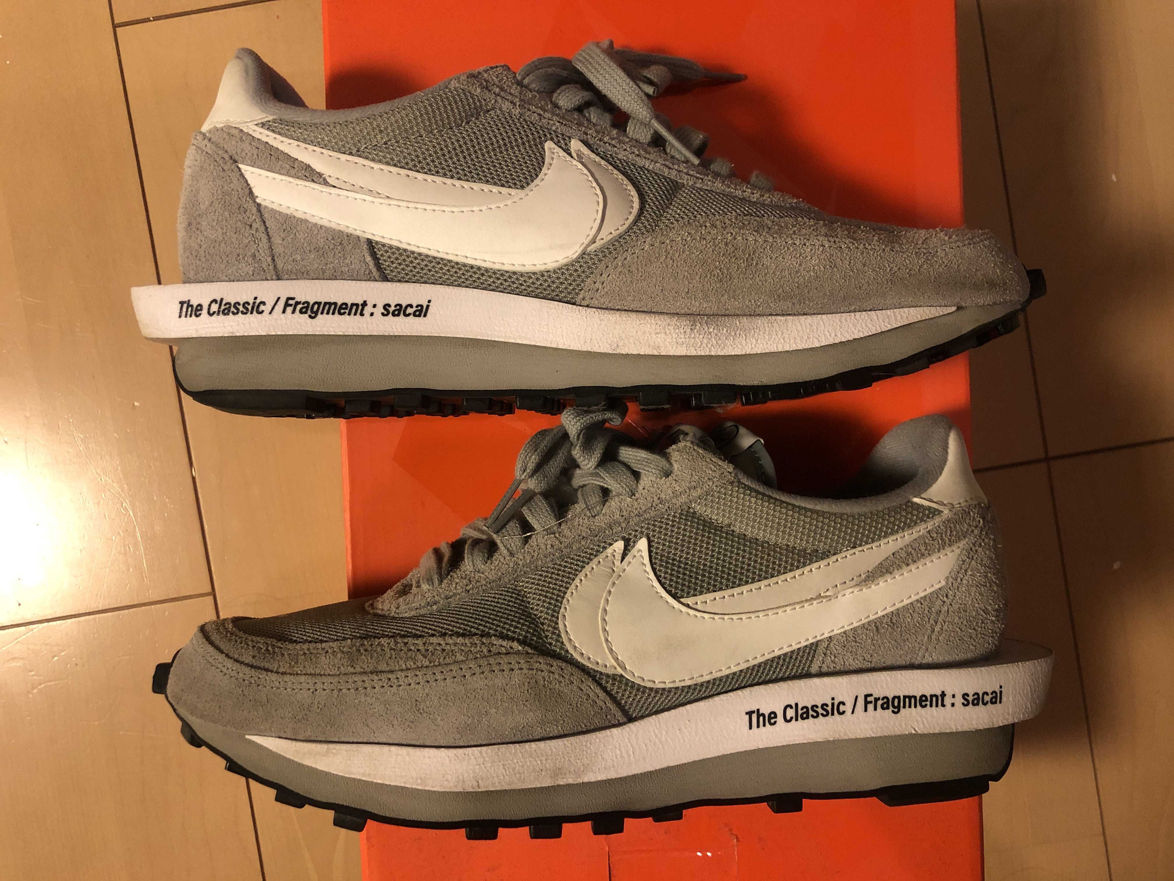 Fragment × sacai × Nike LD Waffle "Light Smoke Grey"