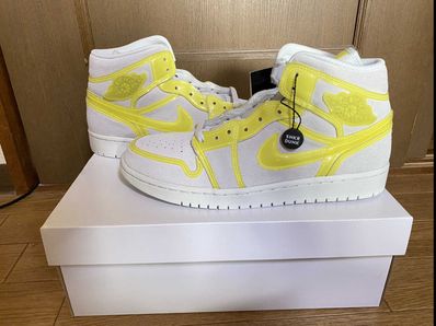 NIKE Women's AIR JORDAN 1 MID LX "OPTI YELLOW"