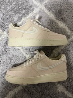 Stussy × Nike Air Force 1 Low "Fossil Stone"