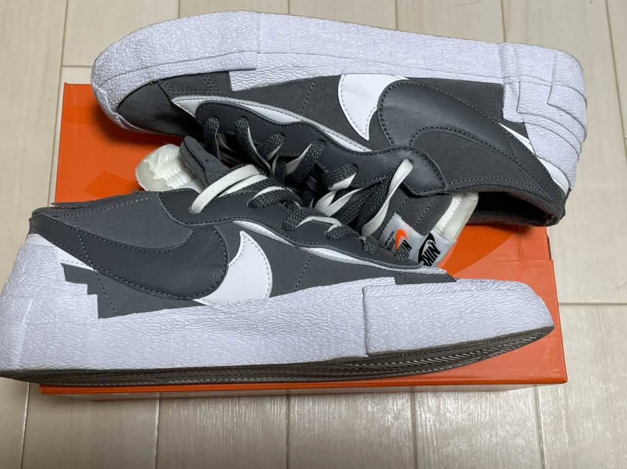 Sacai × Nike Blazer Low "Iron Grey"