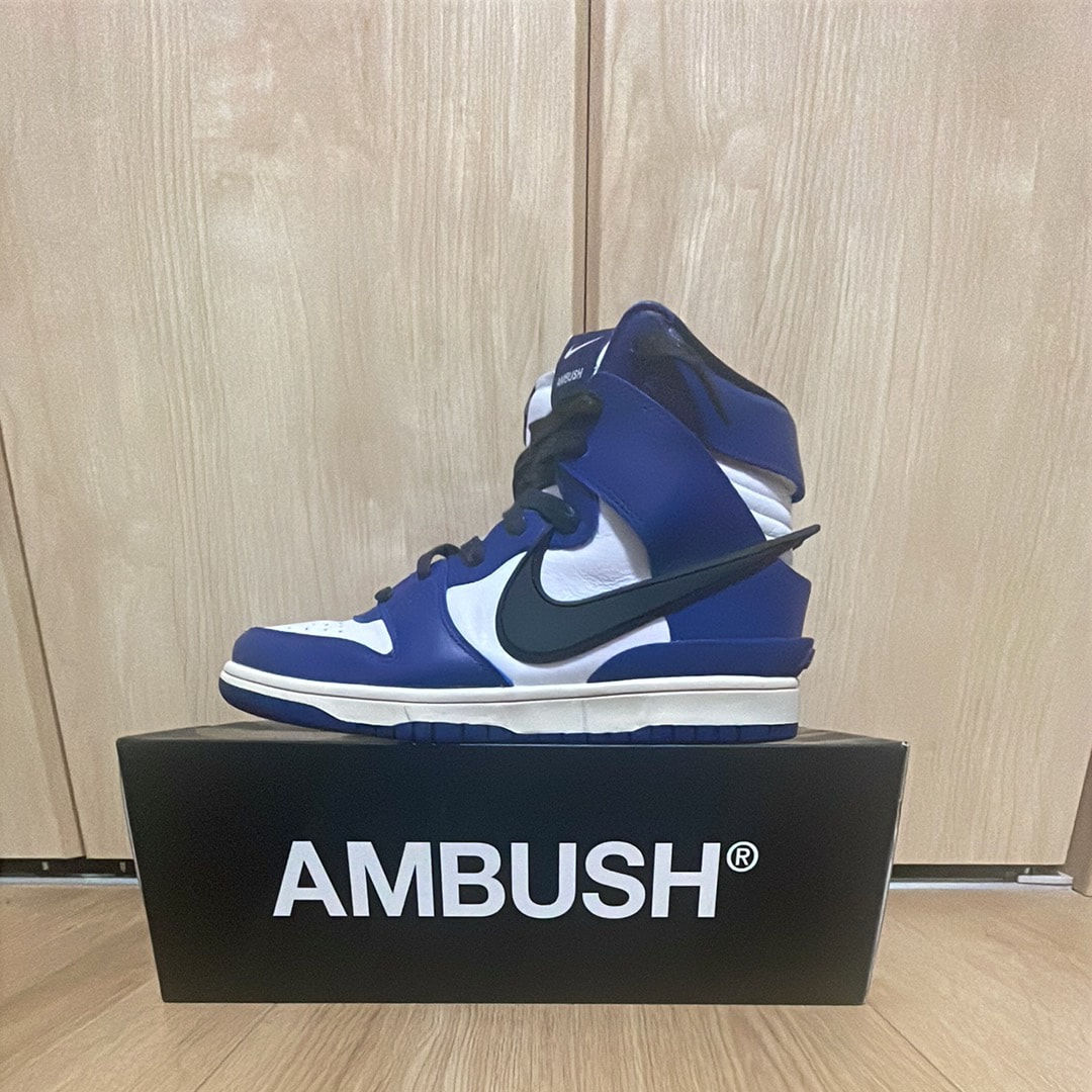 Ambush × Nike Dunk High "Deep Royal"