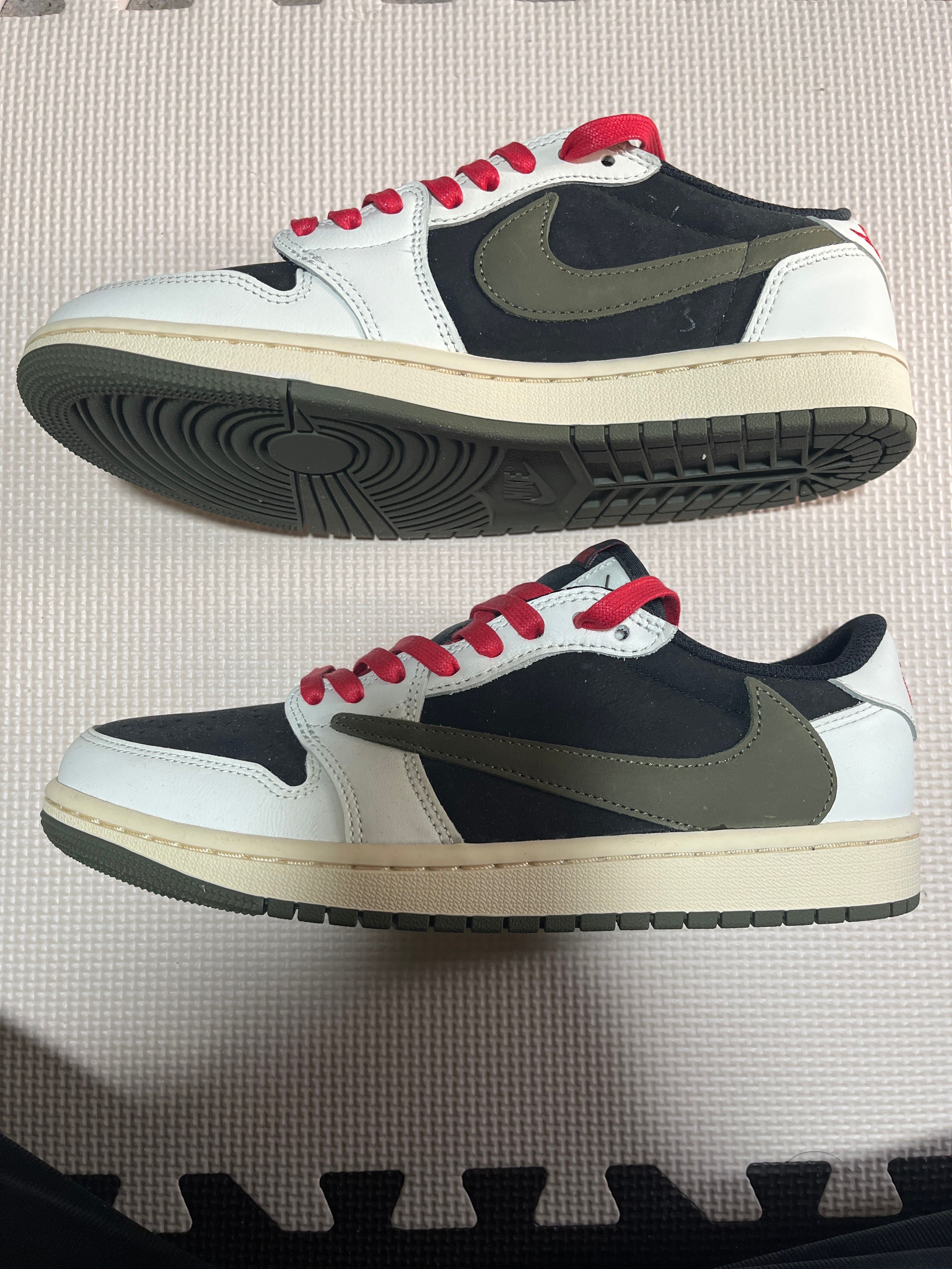 Travis Scott × Nike Women's Air Jordan 1 Low OG "Medium Olive"