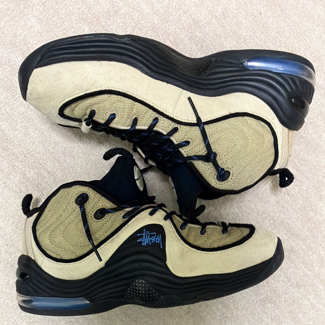 Stussy × Nike Air Penny 2 "Rattan and Limestone"