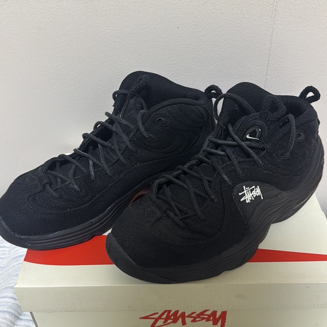 Stussy × Nike Air Penny 2 "Black"