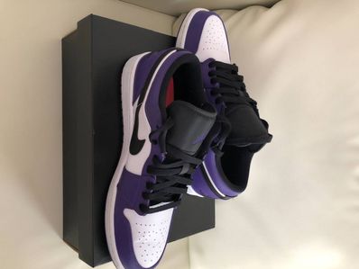 NIKE AIR JORDAN 1 LOW "COURT PURPLE"