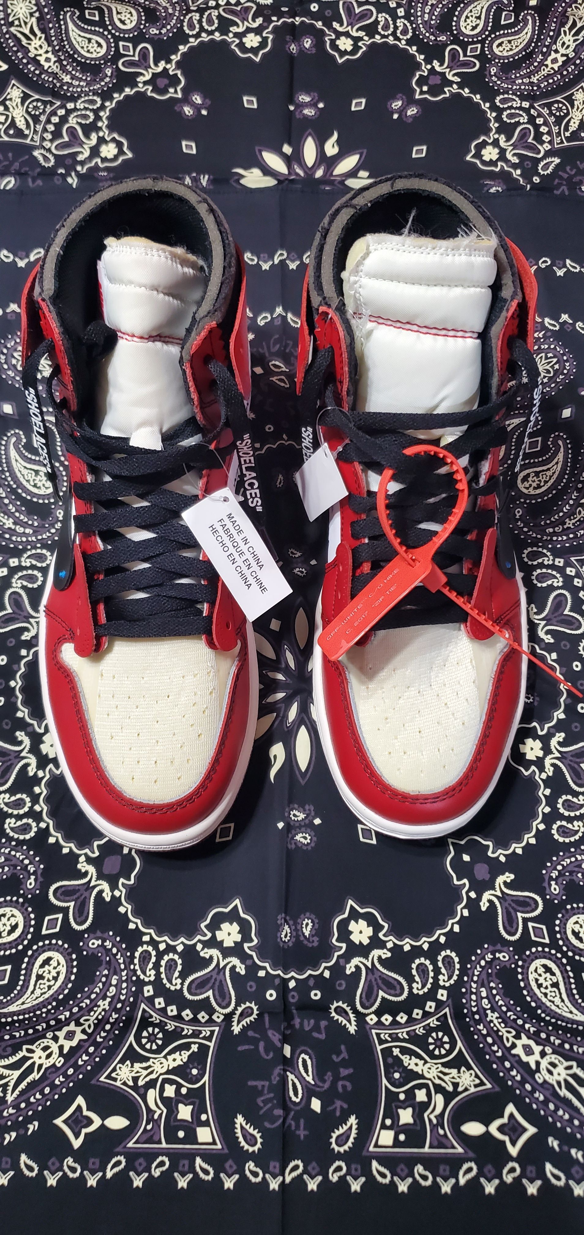 Off-White × Nike Air Jordan 1 Retro High The Ten "Chicago"