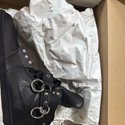 COMME des GARCONS × Nike Air Jordan 1 High "Black"