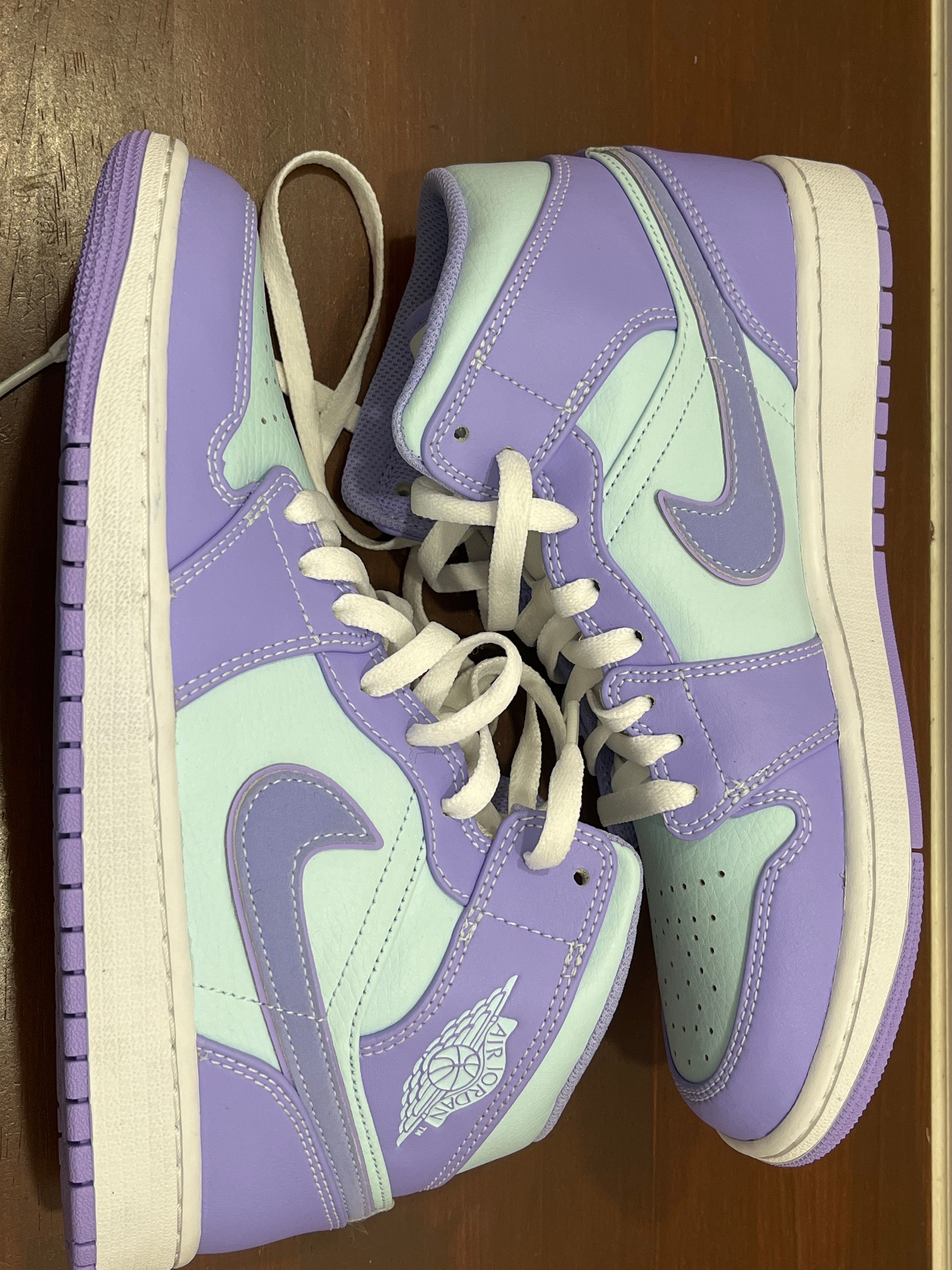 Nike Air Jordan 1 Mid "Purple Aqua"