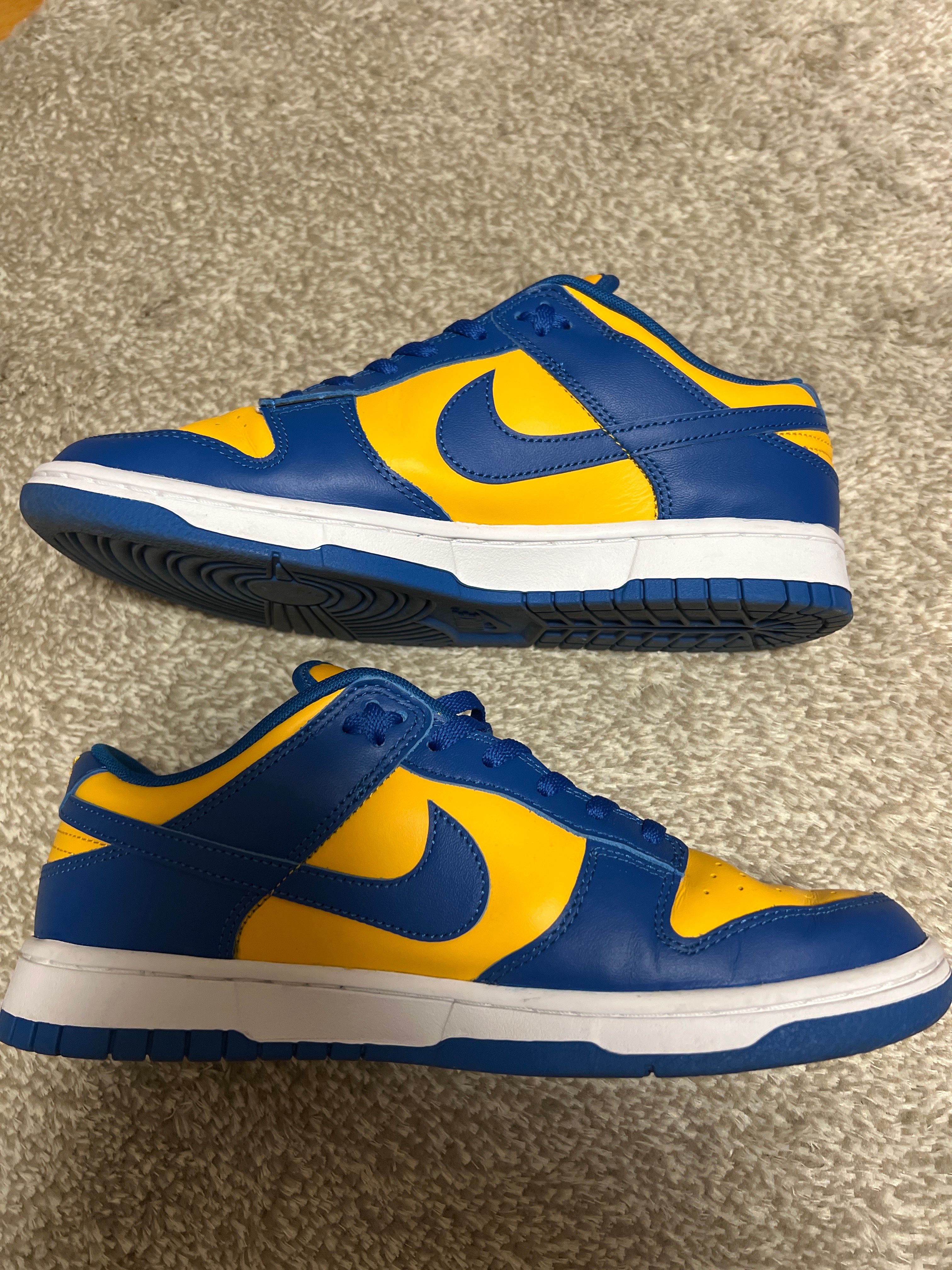 Nike Dunk Low "Blue Jay and University Gold"