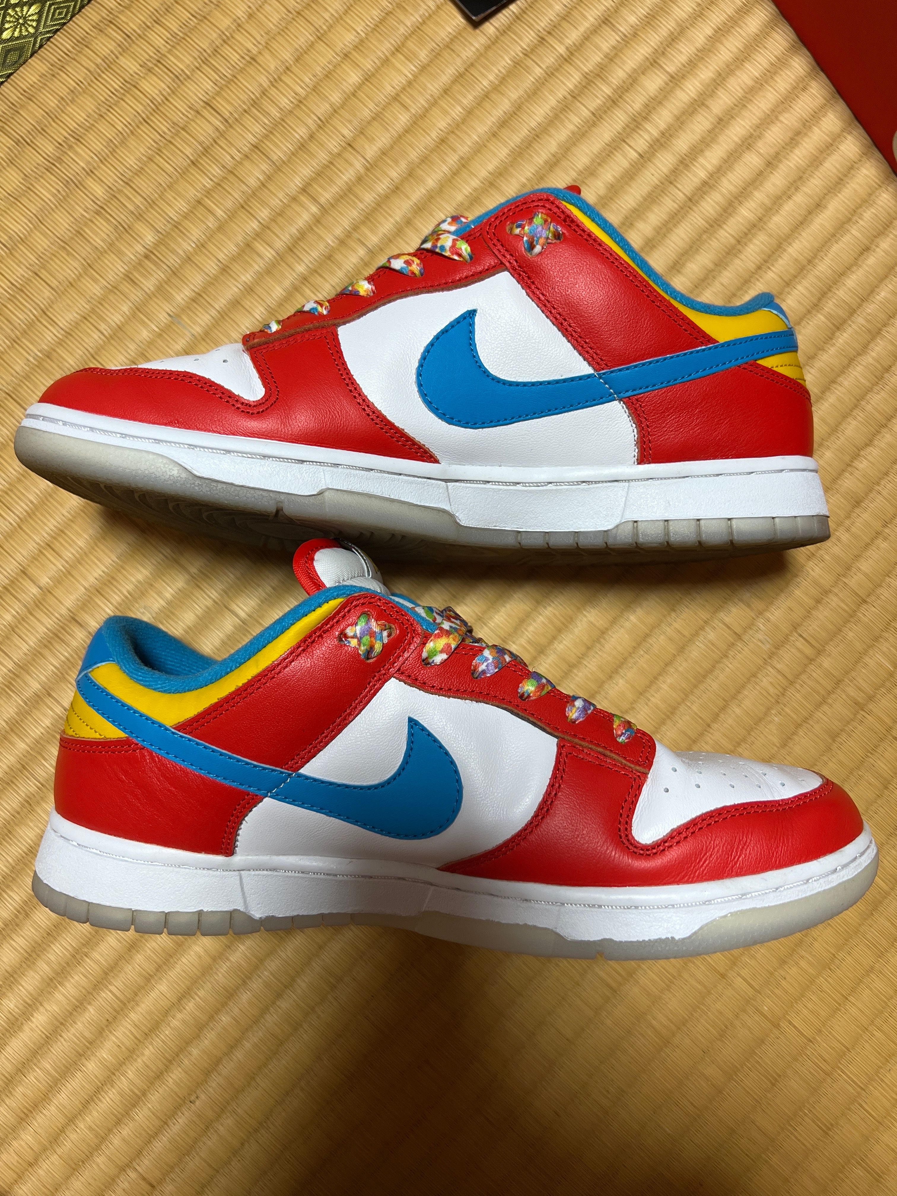 FRUiTY PEBBLESTM × Nike Dunk Low QS "Habanero Red/Dark Sulfur/Laser Blue"
