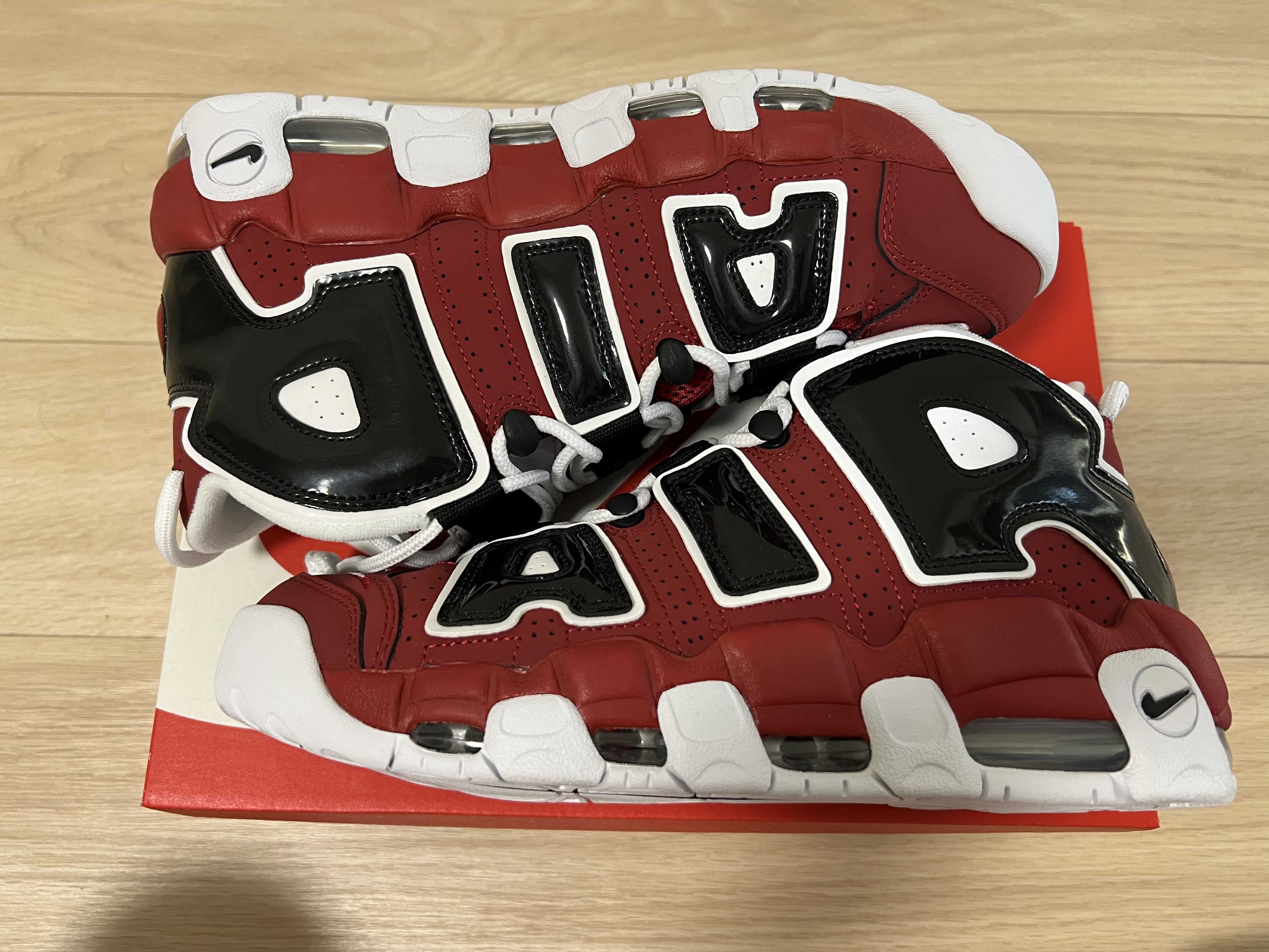 Nike Air More Uptempo ’96 "Black and Varsity Red" (2021) 